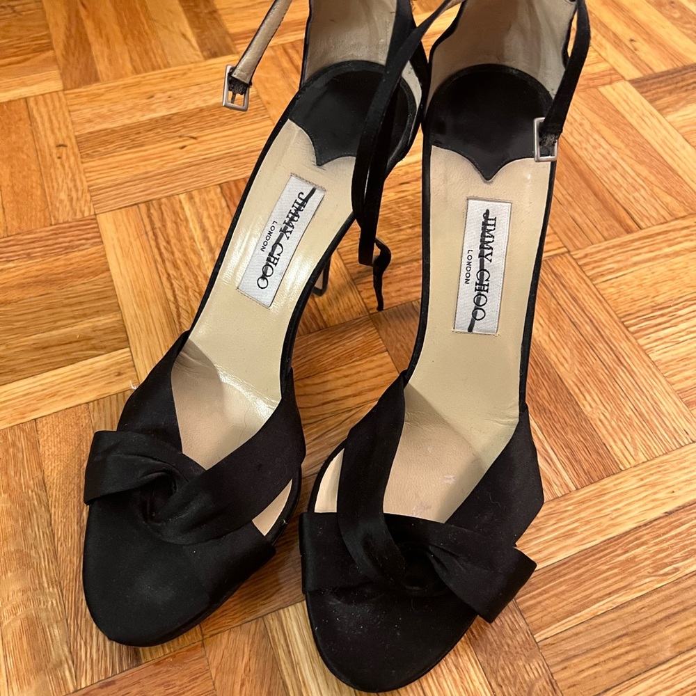 Jimmy Choo Satin Heels